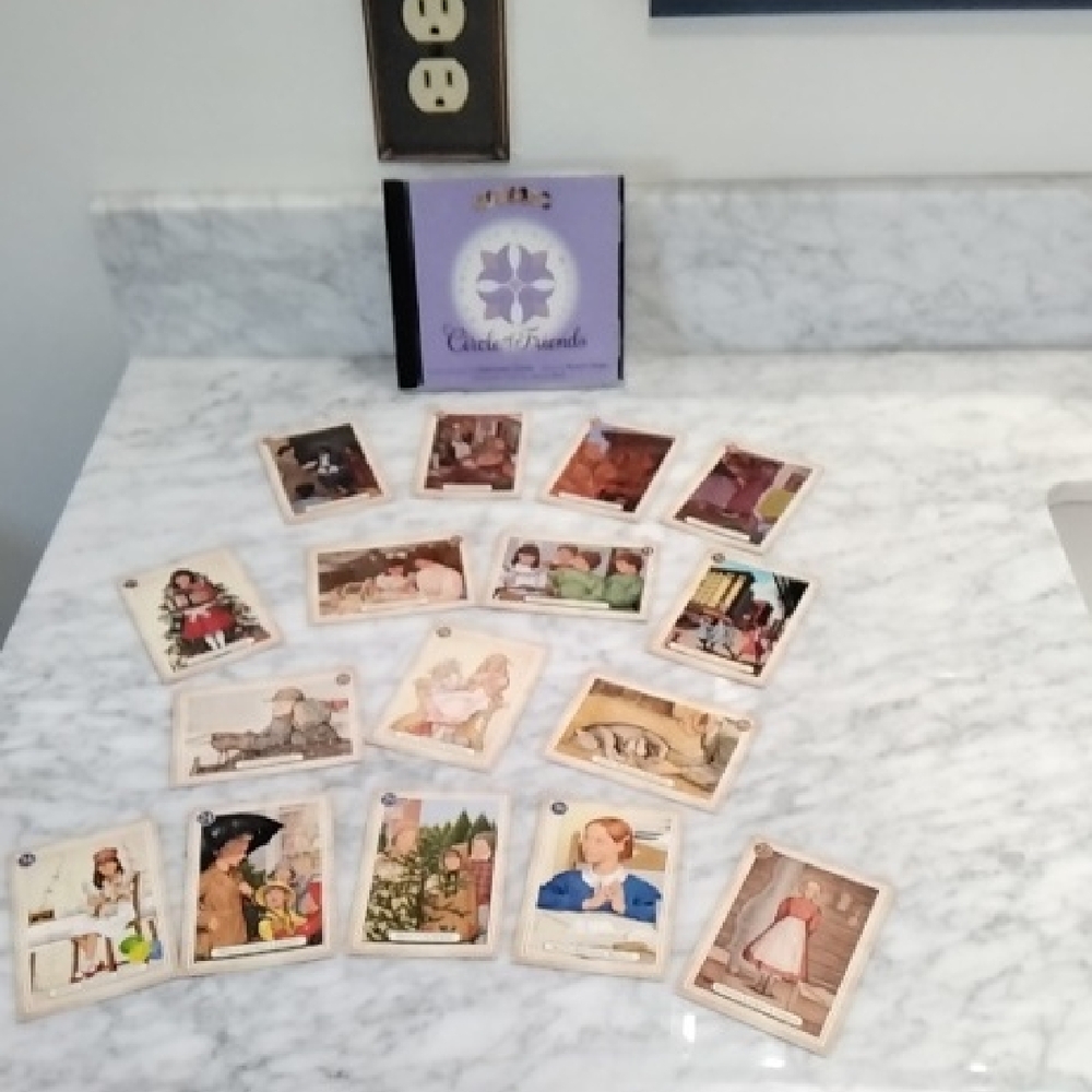 American  Girl cards and CD.